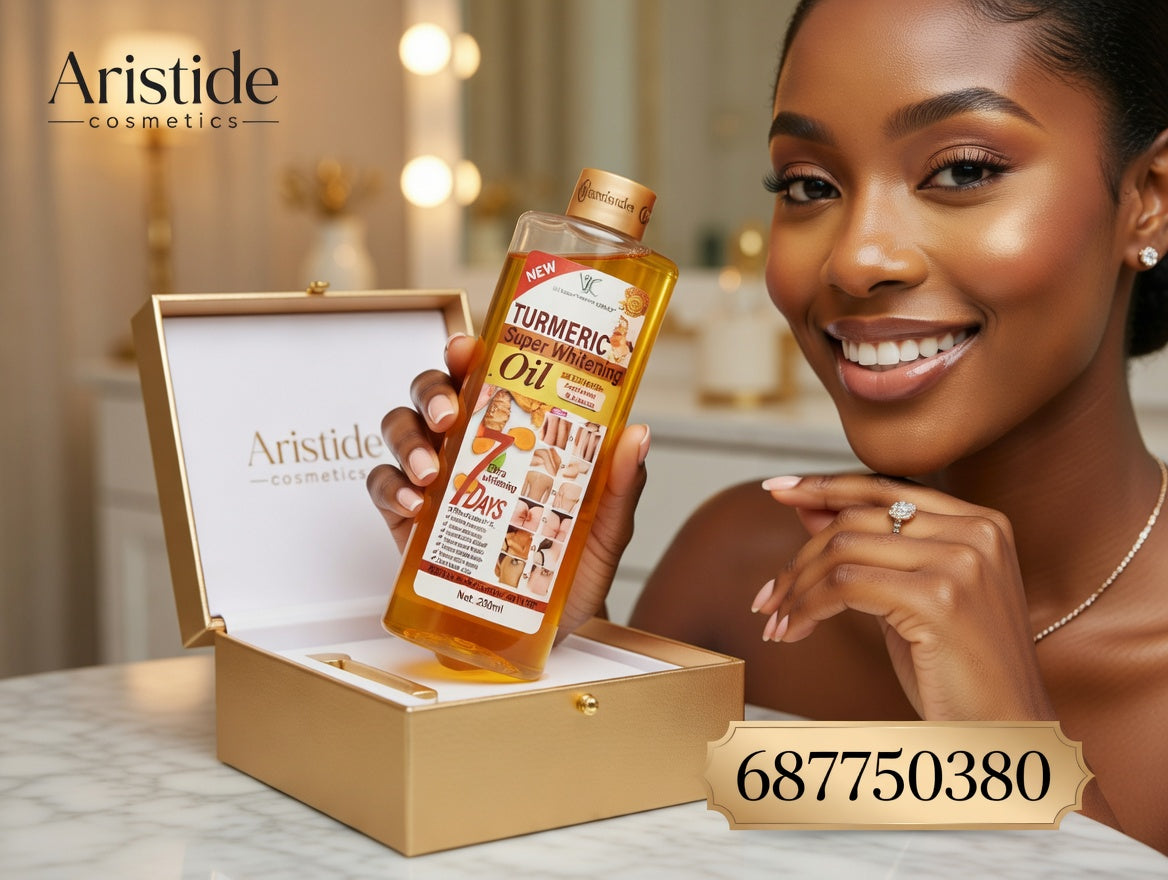 Turmeric Super Whitening Oil — Éclat & Uniformisation en 7 Jours | Aristide Cosmetics