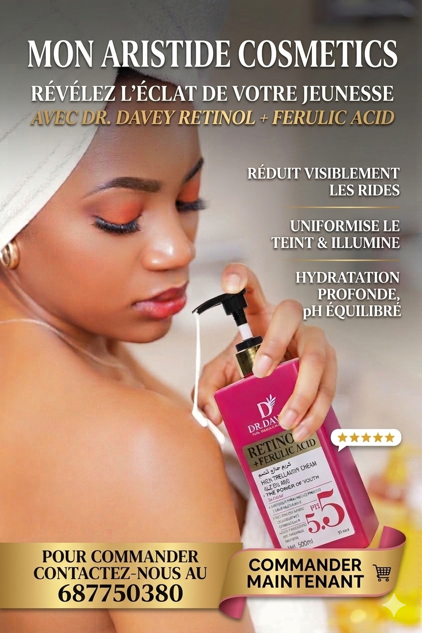 💗 Lait Rétinol Réparateur Dr. Davey — Peau Ferme & Éclatante en 7 Jours | Stock Limité
