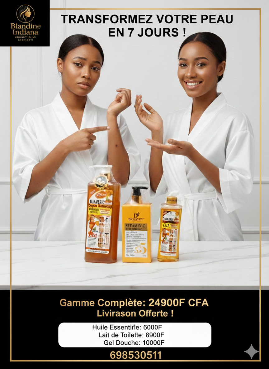 Rétinol Gamme Complète Turmeric Super Whitening — Peau Lumineuse & Unifiée en 7 Jours | Aristide Cosmetics