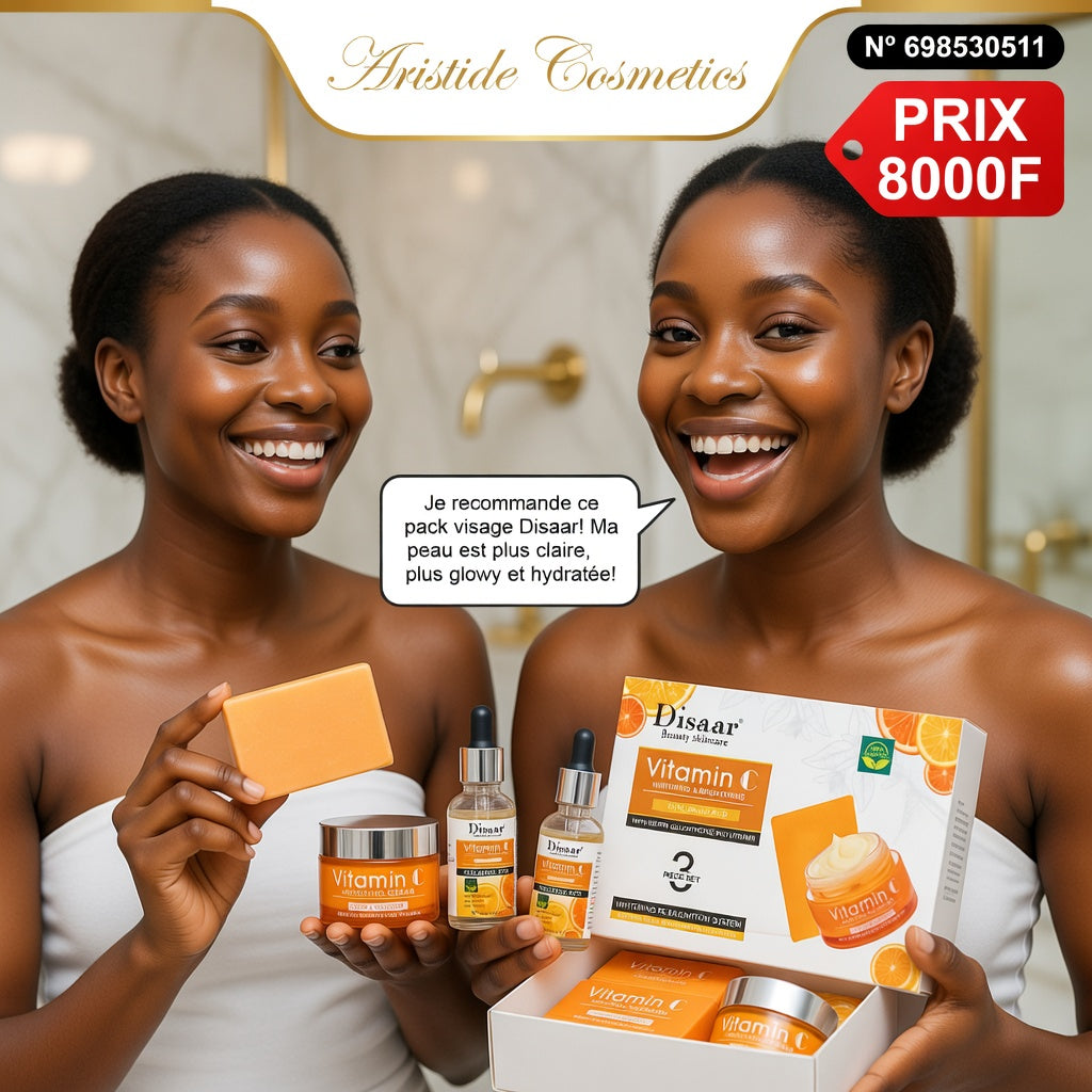Disaar Vitamin C Pack Visage — Éclat & Hydratation Intense