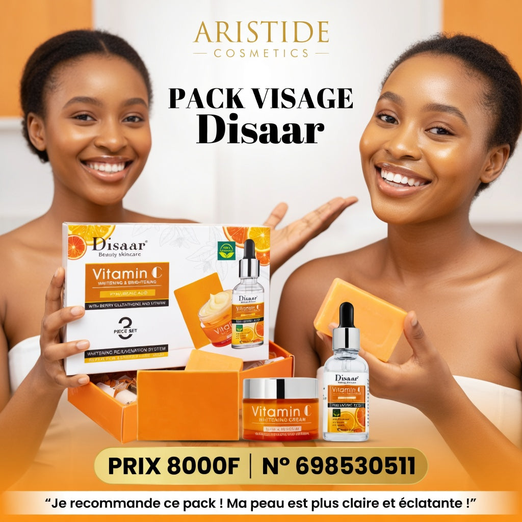 Disaar Vitamin C Pack Visage — Éclat & Hydratation Intense